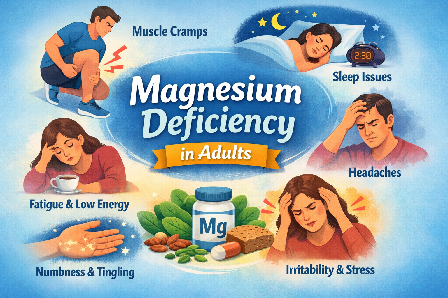 Early Signs of Magnesium Deficiency in Adults