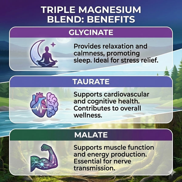 The thee types of magnesium in Everlumi Triple Magnesium